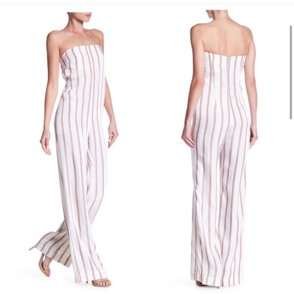 Veronica Beard Bandstand Jumpsuit Striped Size 4 - Picture 6 of 8